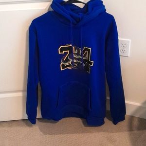 Dragon 24 logo Men's Hoodie. Large. Blue. Brand New. No Tag